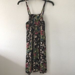CINNAMON GIRL Black Floral Dress